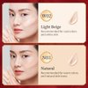 zeesea [Palace Identity Air Cushion BB Cream Moisturizing Foundation Waterproof Concealer Long Lasting Brighten Makeup Natural Cover (N03#Natural)