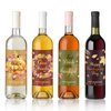 Gold Foil Thanksgiving Wine Bottle Label Stickers 54PCS Thanksgiving Party Wine Bottle Decorations Fall Wine Bottle Covers Harvest Party Supplies