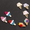Baby Girls Hair Clips Ice Cream Shape Clips Glitter Sparkly Hair Bows Boutique Hair Barrettes hairpins hair accessories for Little Girls Teens or women, 8 pcs