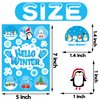 Joy Bang 356 PCS Christmas Winter Stickers for Kids, 24 Sheets Snowflake Penguin Snowman Stickers for Gifts Crafts Water Bottles, Holiday Xmas Sticker Bulk for Teachers Classroom Party Favors