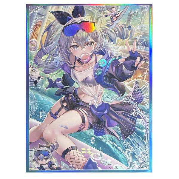 60 PCS Holographic Anime Card Sleeves for MTG 67×92mm Cartoon Trading Card Sleeves Card Protector for PTCG Cards Sports Cards