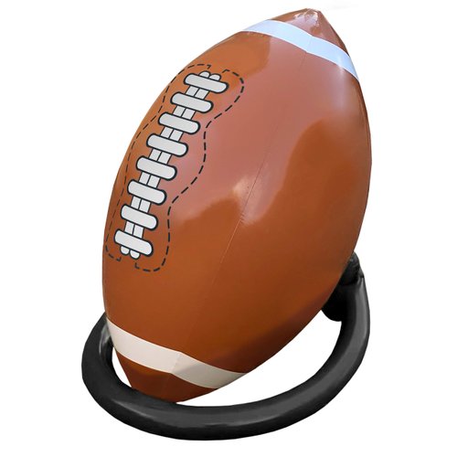 Island Genius Giant Inflatable Football and Tee - Party Decorations Sports Toys Games and Gifts for Kids Boys Girls and Adults