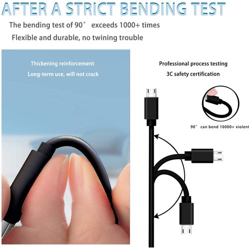 Mirco USB Charger Charging Cable Cord Compatible for SteelSeries Arctis 7(2019 Edition),Arctis 7P, Arctis 9 Arctis 9X, Arctis 3,Arctis 1,Arctis Pro Gaming Headsets Astro A50 A38 A20, MixAmp Pro TR/TXD