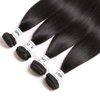 Ornate Hair Human Hair Extensions Virgin Straight Hair Brazilian Virgin 1 Bundles Hair Weave Bundles 100% Human Hair 8 Inches 9A Grade Natural Black Color (1Bundles Straight Natual Color, 8 inch)