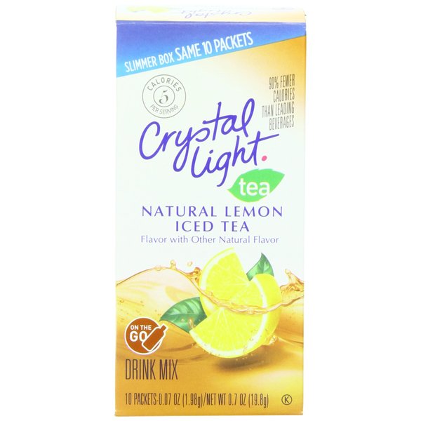 Crystal Light Sugar-Free Lemon Iced Tea On-The-Go Powdered Drink Mix 120 Count