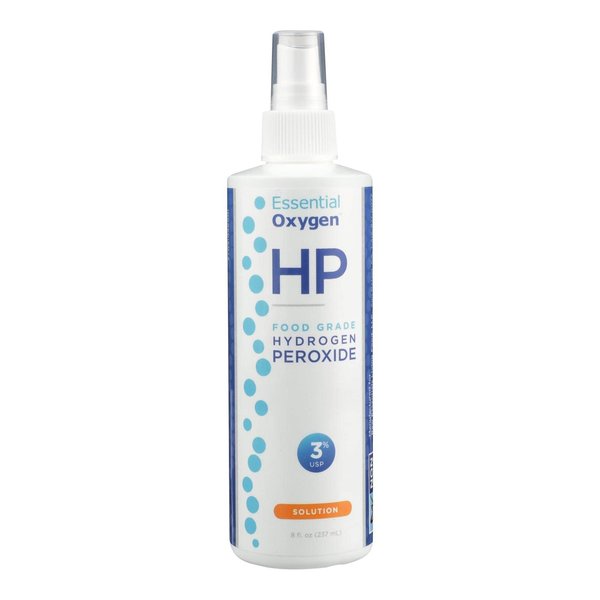 Essential Oxygen 3% Food Grade Hydrogen Peroxide 8 OZ
