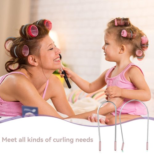 Vin Beauty Hot Curler Clips Replacement Kit, 10 Pieces Hot Roller Clips for Electric Rollers Portable Hot Roller Securing Pins Fits 1½”, 1¾" Size Hair Hot Rollers (5 PCS 1½”,5 PCS 1¾")