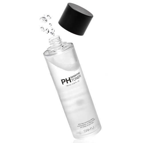SAM’U PH Sensitive Toner | Hydrating Toner for Face w/Triple Hyaluronic Acid & Centella Asiatica | Korean Skin Care Toner for Sensitive Skin | Soothing Toner Face Care (4.39 Fl. Oz.)