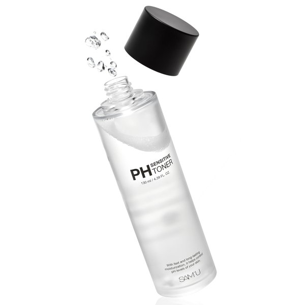 SAM’U PH Sensitive Toner | Hydrating Toner for Face w/Triple Hyaluronic Acid & Centella Asiatica | Korean Skin Care Toner for Sensitive Skin | Soothing Toner Face Care (4.39 Fl. Oz.)
