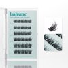 Lashsure Self Adhesive Eyelash Clusters Kit - Natural Black, Reusable False Eyelashes Kit for Women, Easy to Apply, Lightweight & Natural Looking (MF10-1)