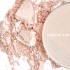 Honeybee Gardens Mini Skinny Duo Eye Shadow Compact in Cameo and Porcelain, Longlasting, Refillable & Customizable, Vegan, 26mm Pans