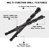 【 New 】6pcs Black Masonry Drill Bits Set, Mgtgbao Ceramic Tile Drill Bits Carbide Tip for Glass, Brick, Tile, Concrete, Plastic and Wood with size 6mm(1/4”), 8mm (5/16”), 10mm (3/8”), 12mm (1/2”).