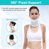TANDCF Cervical Neck Brace Collar with Chin Support for Stiff Relief Cervical Collar Correct Neck Support Pain Bone Care Health(Size S)