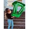 Number 5 Balloon Dark Green 40 Inch for Boy Girl Birthday Party Decorations, Five Year Old Number Balloons Party Supplies