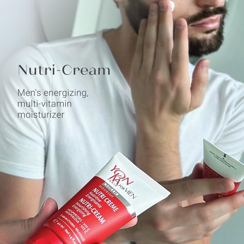 Yon-Ka Mens Nutri-Creme (40ml) Hydrating Face Moisturizer, Fast Absorbing Gel Creme for All Skin Types, Olive Oil and Vitamins Nourish Dry Skin
