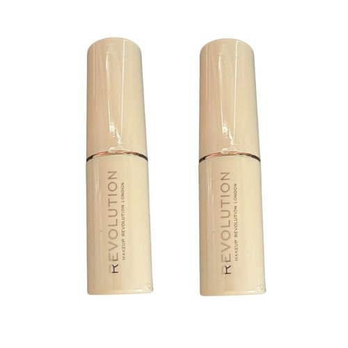 Pack of 2 Makeup Revolution Beauty Fast Base Stick Foundation, F6