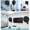 Dustproof Cover for 16 Inch Oscillating Wall Mount Fan Storage,Waterproof Dust Cover for 16" Wall Mounted Fan,16"Oscillating Pedestal Floor Fan Dust Covers,Washable,Reusable, Lightweight,Black,1 Pack