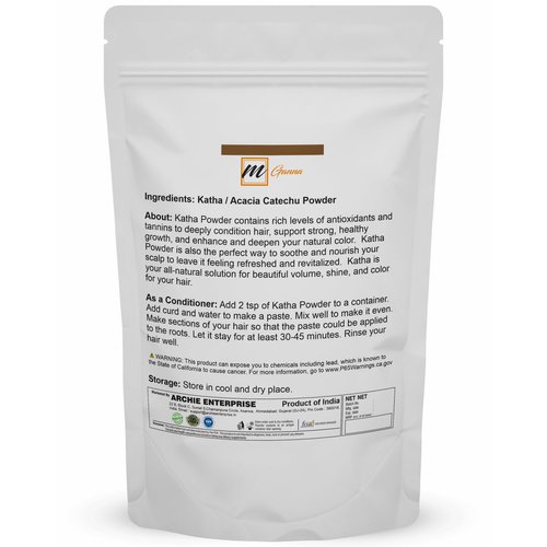 mGanna Acacia Catechu | Katha Powder for Hair Color & Conditioner 0.5 LBS / 227 GMS / 8 Oz