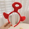 PHQOORYTH Cute Ears Headband Womens Headwear Fashion Hairband Hair Costume Accessories for Adult Halloween Cosplay Party Decorations