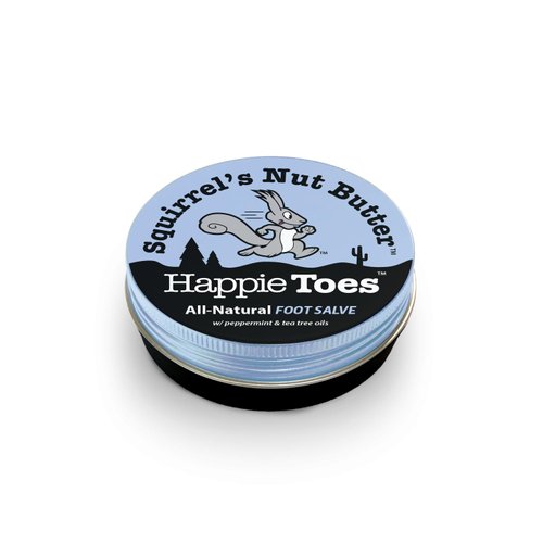 Squirrel's Nut Butter Happie Toes 2.0 oz Tin, Anti-Chafe and Foot Care