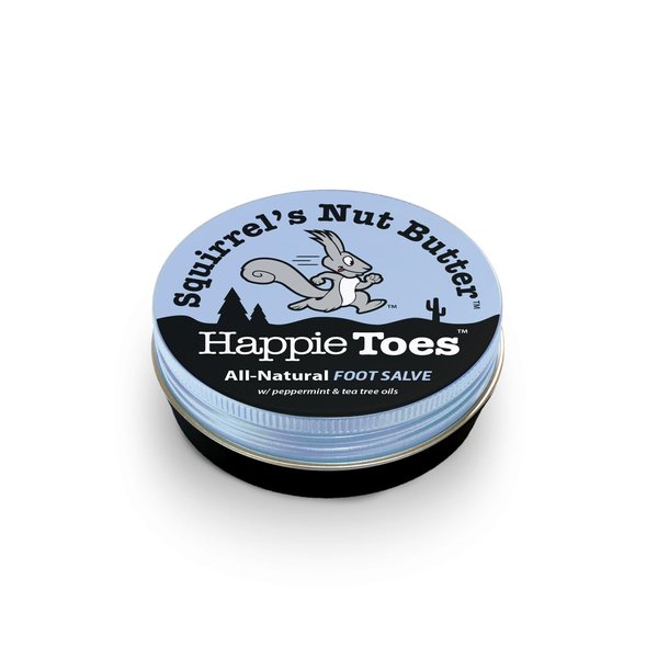 Squirrel's Nut Butter Happie Toes 2.0 oz Tin, Anti-Chafe and Foot Care
