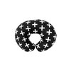 Premium Quality 2 Pack Nursing Pillow Covers by Mila Millie - Nordic Swiss Black & White Unisex Design Slipcovers - 100% Cotton Hypoallergenic (Black & White)