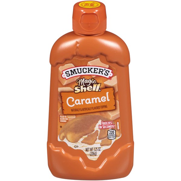 Smucker's Magic Shell Caramel Flavored Topping, 7.25 Ounces