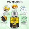 RTBYUE Black Seed Oil Capsules, 40 Softgels, Organic Turkish Black Cumin Nigella Sativa Seed Oil, Premium Cold Pressed Black Cumin Seed Oil, Hair Treatment Serum Oil Capsules (Black Seed Oil)