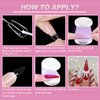 MEKK Mini UV Light for Gel Nails UV Light for Nails Innovative One Finger UV LED Nail Lamp 16W UV Nail Lamp Portable LED Nail Lamp Professional Nail Dryer for Nail Art Tools (White)