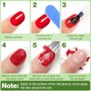 Heigble 6 Pack Gel Nail Polish Remover 15ml Gel Remover for Nails Within 3-5 Minutes Quickly and Easily Soak off Polish Remover