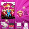 TYHJOY Superhero Party Decorations Games Pin The Mask on The Women Games for Hero Theme Classroom Activities Birthday Party Supplies Favors