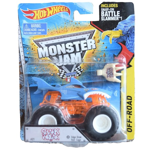 Hot Wheels Monster Jam Shark Wreak, Battle Slammer