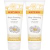 Burt's Bees Soap Bark and Chamomile Deep Cleansing Cream, 6 ounce pack of 2