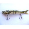 5.5" Multi Jointed Section Segmented Fishing Lure Bass Trout Swimbait Crank Topwater - LM Bass