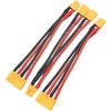 3Pcs HIRCQOO XT30 Plug 16AWG Soft Silicone Parallel 7.09" Y Splitter Harness Cable Adapter 1Female to 2 Male for RC Car Truck Boat Quadcopter Airplanes Lipo Battery