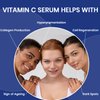 Trilipiderm Triple Vitamin C Serum W/Hyaluronic Acid & Encapsulating Gold, Skin Firming Moisturizer for Anti Aging Skincare Routine, Minimizes Fine Lines, Boost Collagen & Evens Skin Tone