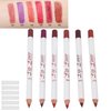 6pcs Lip Liner, Professional Waterproof Matte Long Lasting Lip Pencil, Women Lip Pencil(set 01)