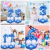 OFFCUP Number 1 Balloons 40 Inch, Navy Blue 1th Birthday Decoration Balloon Foil Helium Balloons, Big Jumbo Number Balloon Celebration Party Supplies for Baby Girls Boys Toddlers(Blue)