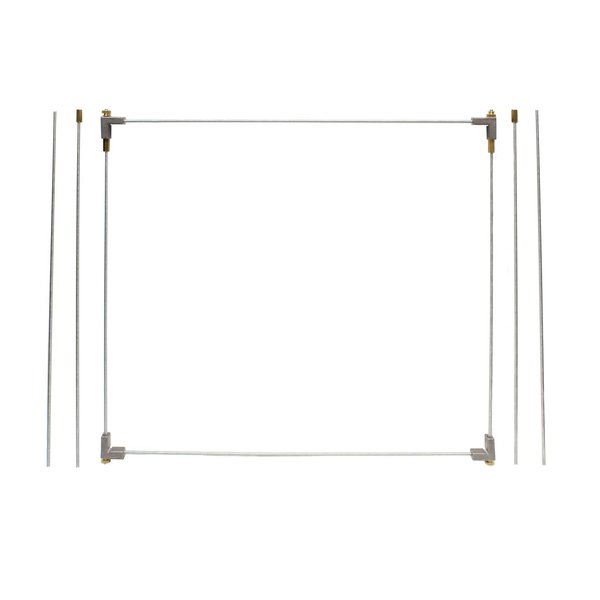 DCT Picture Photo Framing Miter Joint Clamp – Rods, Couplers, Thumb Nuts, and Corners – Woodworking Frame, Box, Cabinet