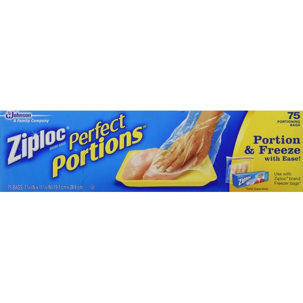 Ziploc Perfect Portions Food Storage Bag