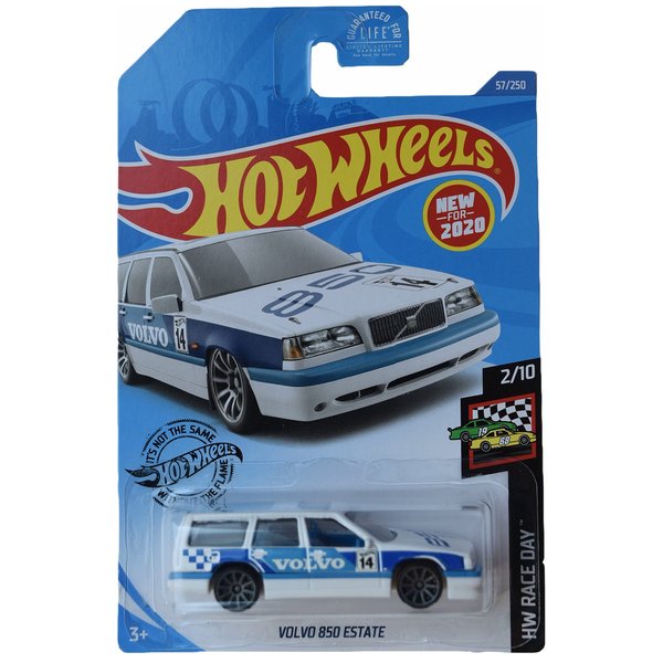 Hot Wheels Vol-vo 850 Estate, [White] Race Day 2/10