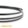 POWERTEC 62 Inch Bandsaw Blades, 1/8" x 14 TPI Band Saw Blades for Wen, Ryobi, Grizzly, Skil, Sears Craftsman and POWERTEC 9" Band Saw for Woodworking, 2 Pack (13132-P2)