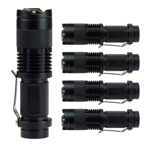 Pocket CREE Mini LED Flashlight / 5 Pack