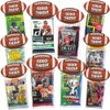 Football Party Favors 10 Pack, Includes 10 New Assorted Football Card Packs, Kids Party Supplies, Fantasy Football Draft, Creative Pre Assem