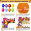 Ouddy Life 121Pcs Mexican Fiesta Taco Party Decorations, Fiesta Balloon Arch Garland Kit Cinco De Mayo Decor with Cactus Avocado Taco Mexican Hat for Carnival Festival Birthday Baby Shower Supplies