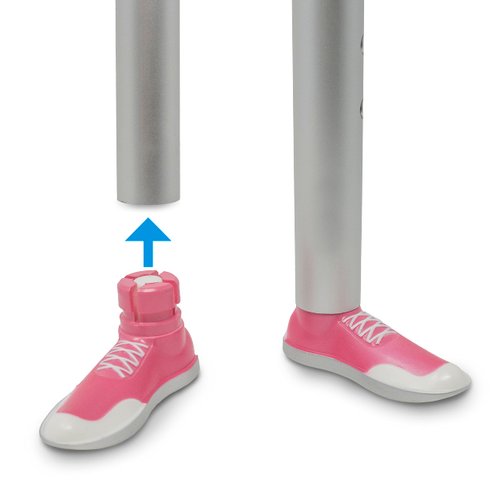 Sneaker Walker Glides for 1" Walker Tubes - Pink - 1 Pair