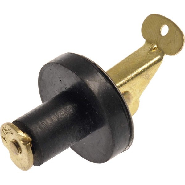The Hillman Group 58258 Drain Plug, 1/2-Inch, 2-Pack, Brass
