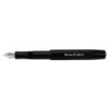 Kaweco AL Sport Black Fine Point Fountain Pen - KWAF-BK-F