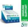 EZC Pak+D 5-Day Immune System Booster with Echinacea, Vitamin C, Vitamin D and Zinc for Immune Support (Pack of 6)