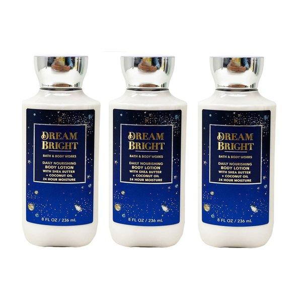 Dream Bright Body Lotion Lot of 3-8 fl oz / 236 mL each